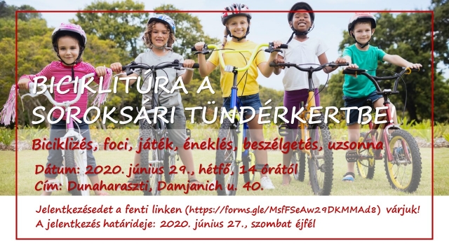 Biciklitúra a Tündérkertbe Biciklitúra a Tündérkertbe